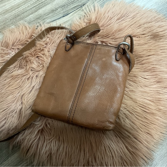 Fossil Brown Genuine Leather Crossbody Bag - Picture 7 of 9